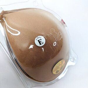 NuBra Size E Backless Seamless and Strapless Bra in Tan